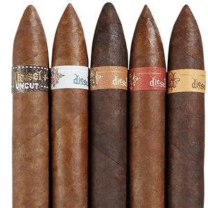 Diesel Unholy 5 Star Sampler - 5 x 56 (Includes 1 of Each: Uncut Unholy Cocktail, Hair of the Dog Classic Unholy Cocktail, Unholy Cocktail, Unlimited Unholy Cocktail, Unlimited Maduro Unholy Cocktail)