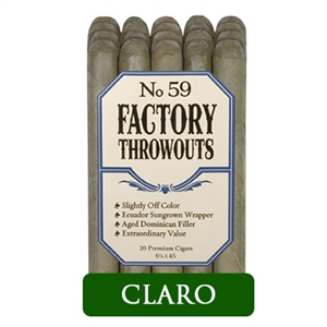Factory Throwouts Claro No. 59 (Single Stick)