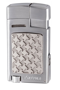 Xikar Forte Single Soft Flame Lighter - Silver **Discontinued