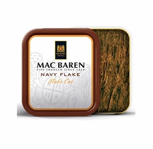 Mac Baren Navy Flake Pipe Tobacco - 3.5 oz Tins