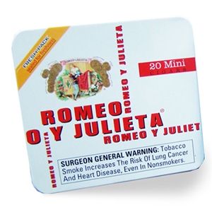 Romeo y Julieta Minis Original White (5 Tins of 20)