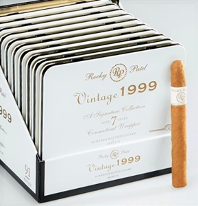 Rocky Patel Vintage 1999 Minis - 4 1/4 x 32 (10 Tins of 10)